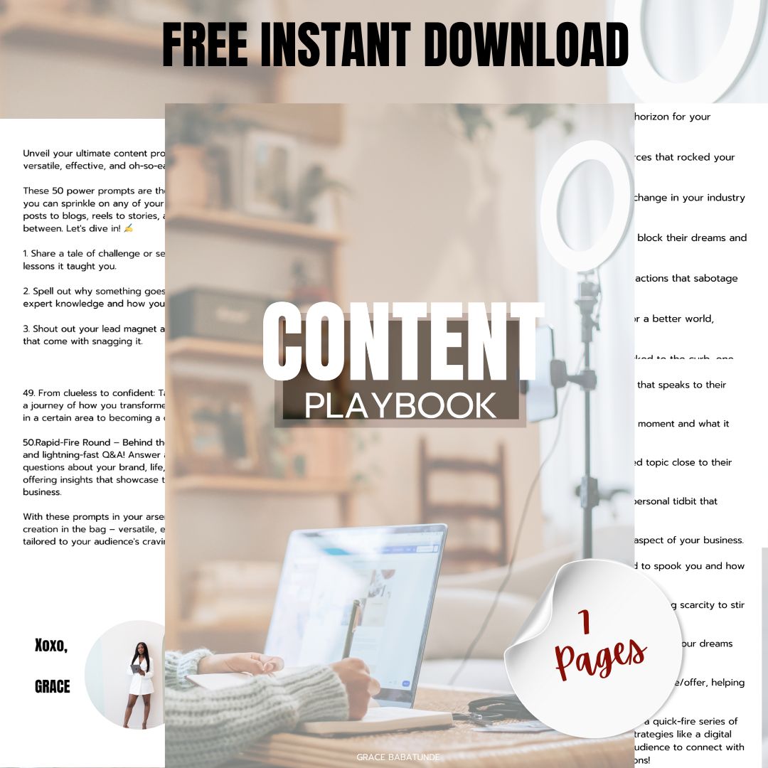 CONTENT PLAYBOOK