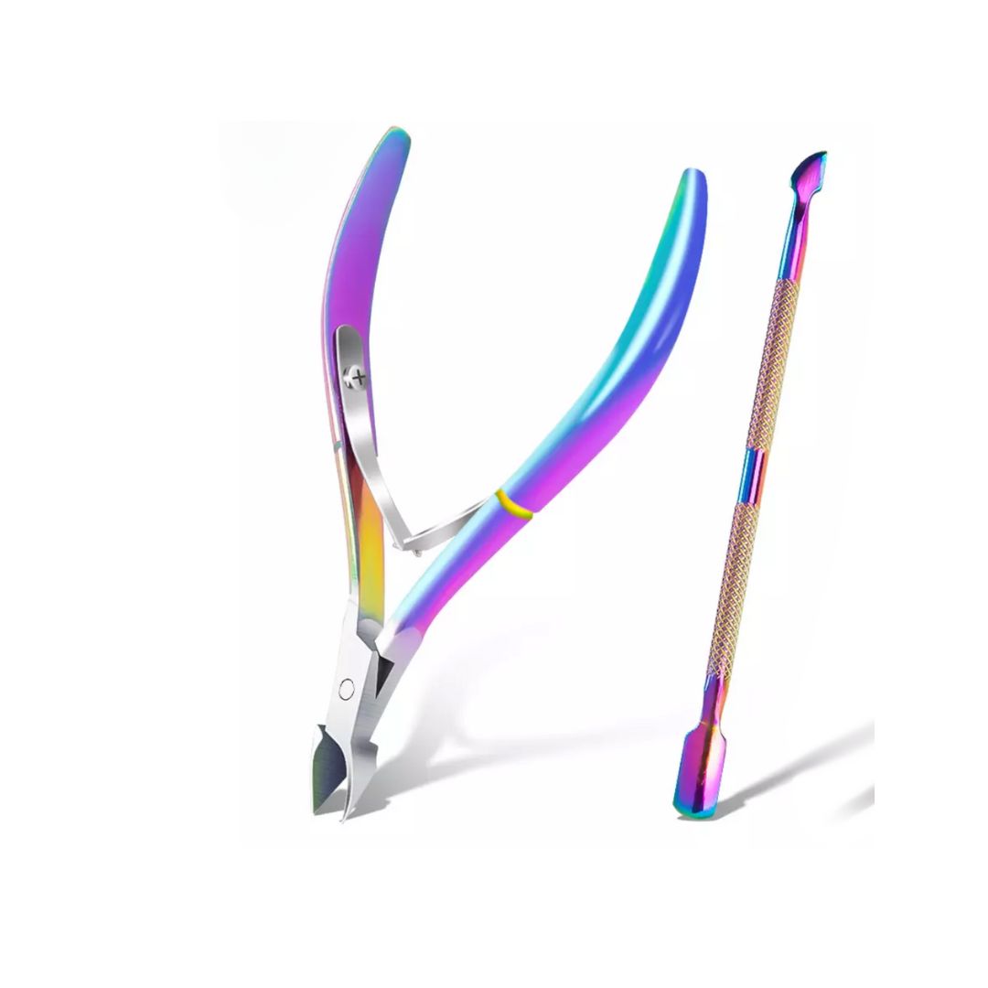 CUTICLE NIPPER & PUSHER SET