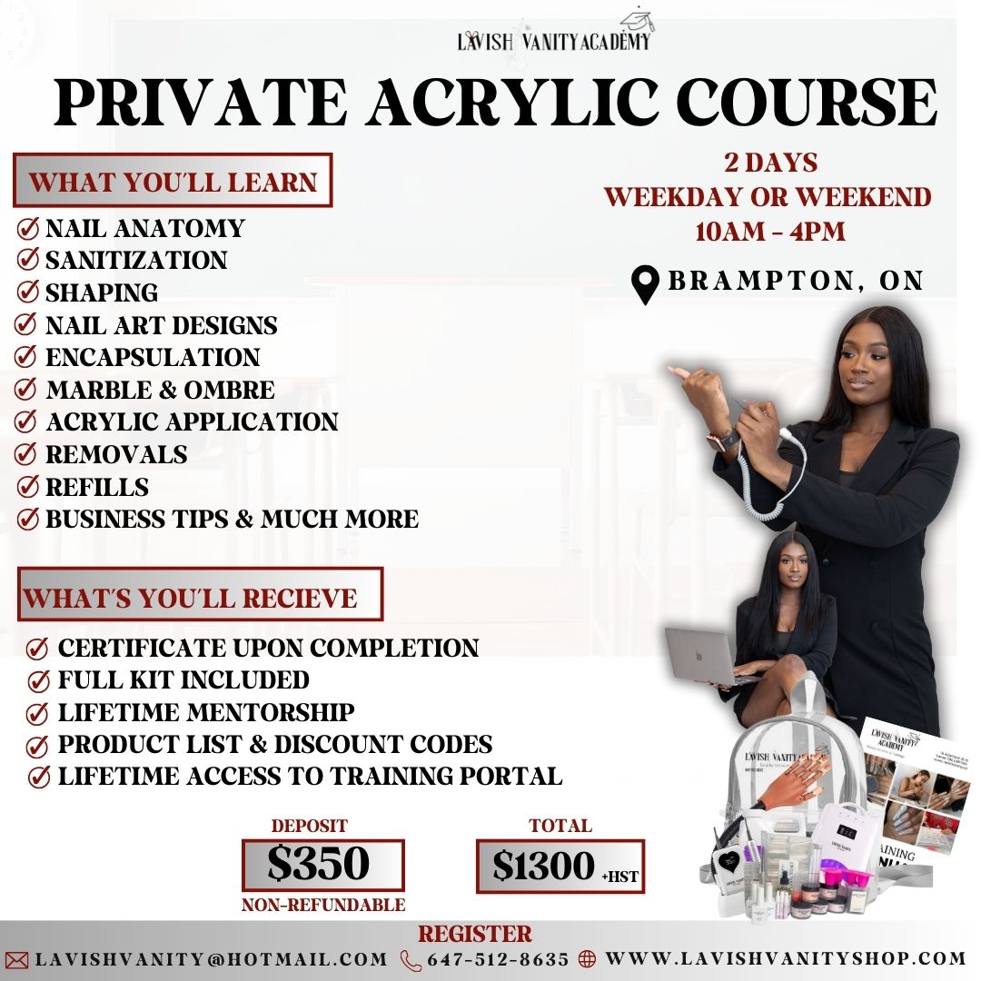 PRIVATE ACRYLIC COURSE