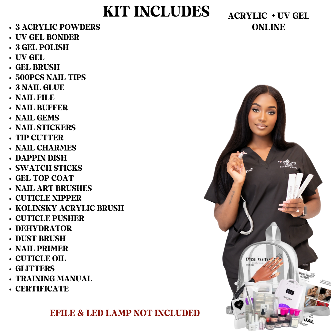 Online Training - Full Acrylic + UV Gel Course