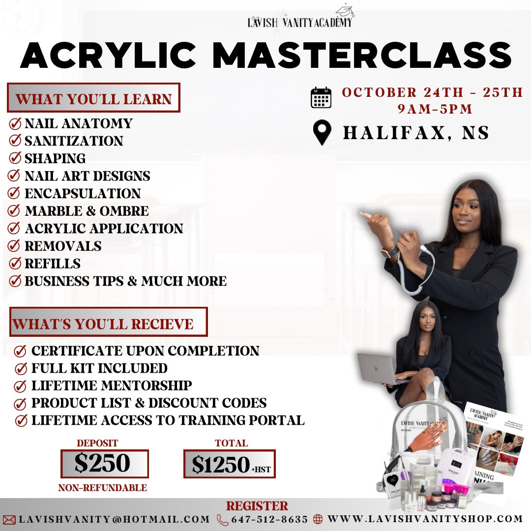 HALIFAX OCTOBER MASTERCLASS