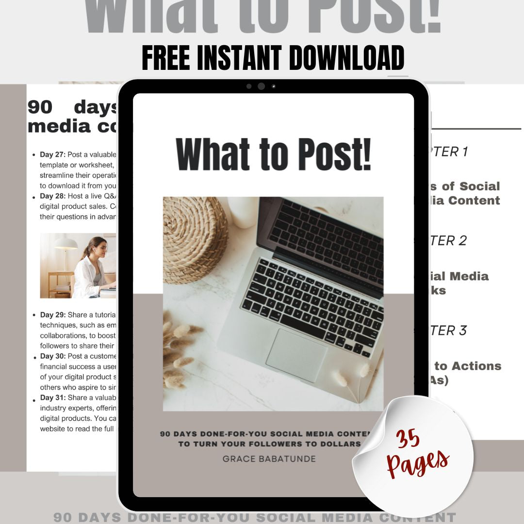 90 DAYS WHAT TO POST