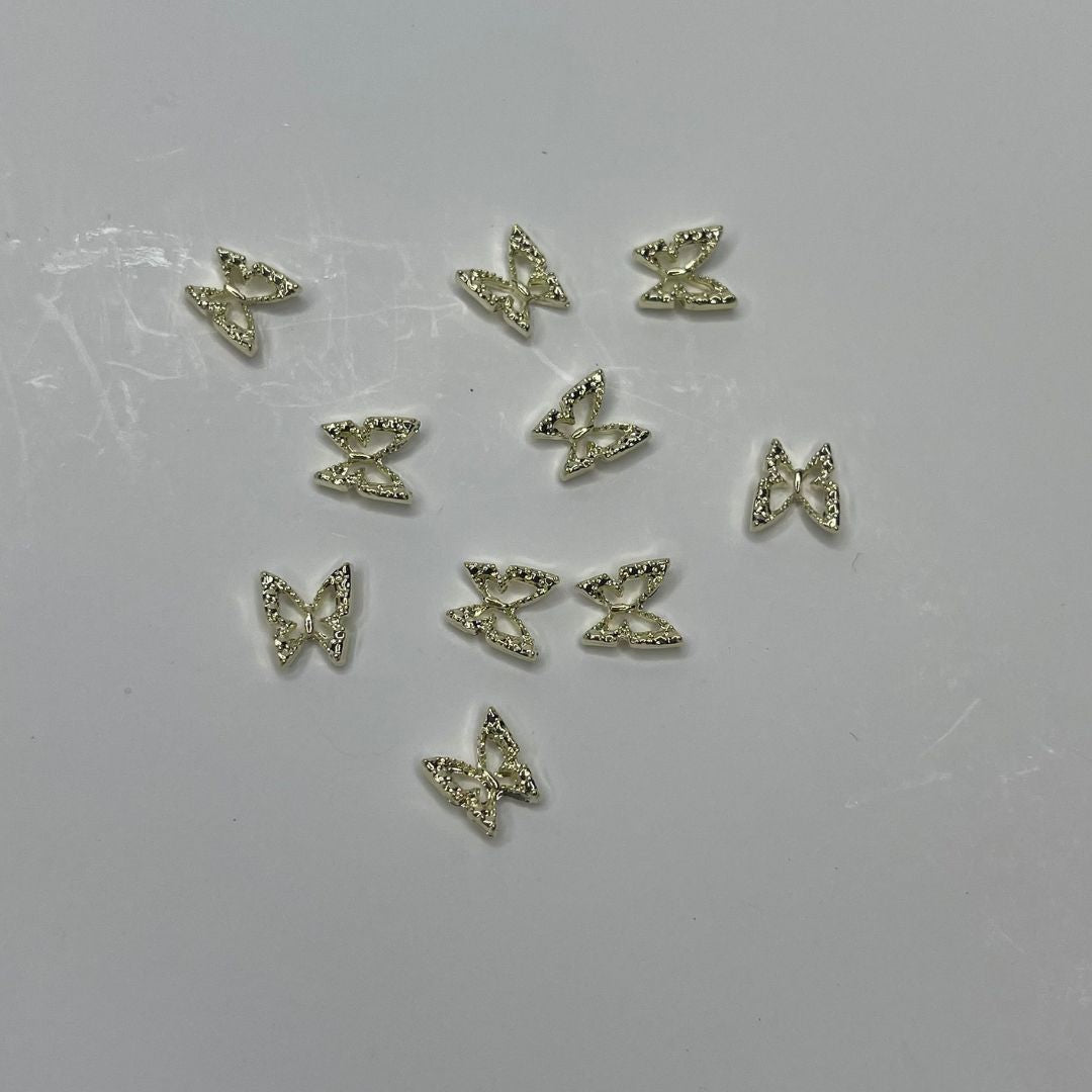 10 Pcs Mini Butterfly Charms