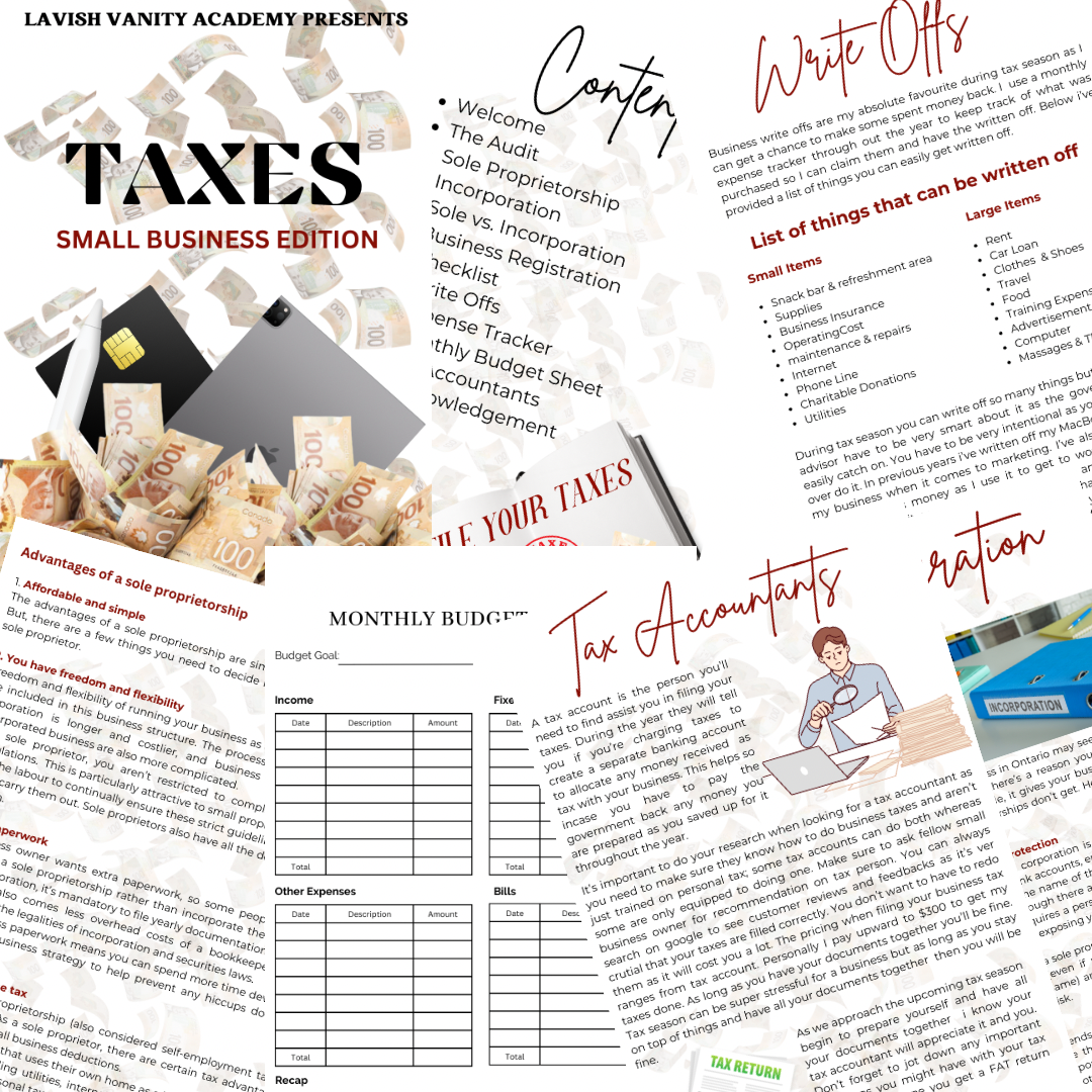 TAXES - Small Business Edition