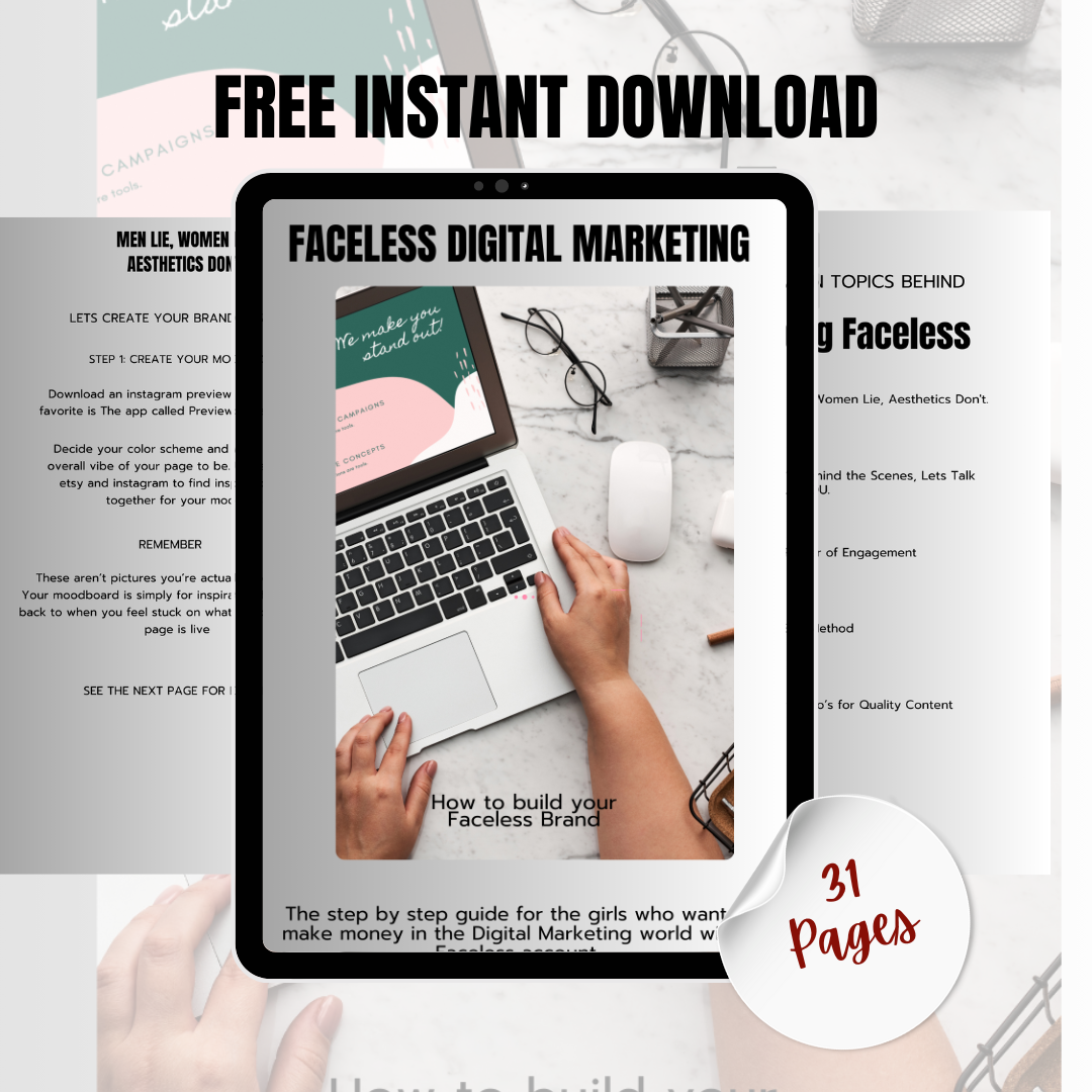 FACELESS DIGITAL MARKETING