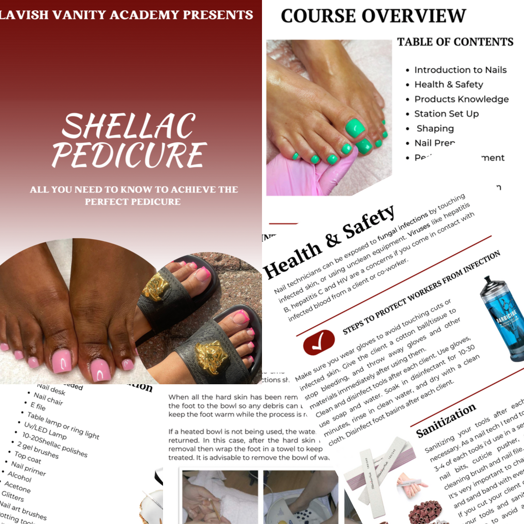 SHELLAC PEDICURE 101