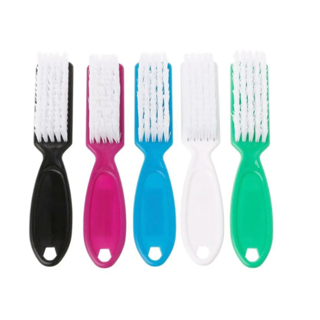 MANICURE/ PEDICURE CLEANING SCRUBBING BRUSH ASSORTED COLOR (5PCS)
