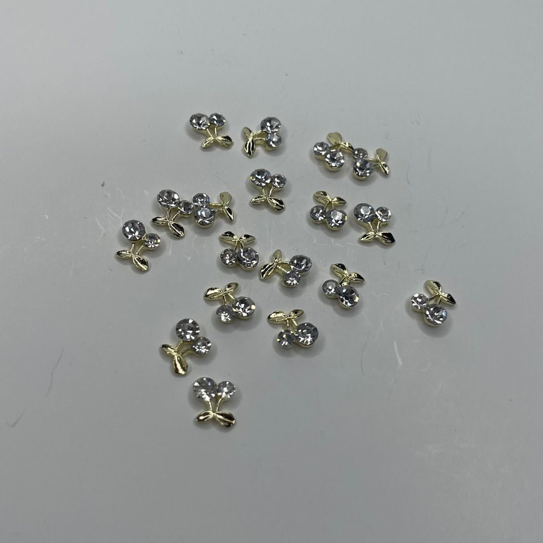 10 Pcs Cherry Charms