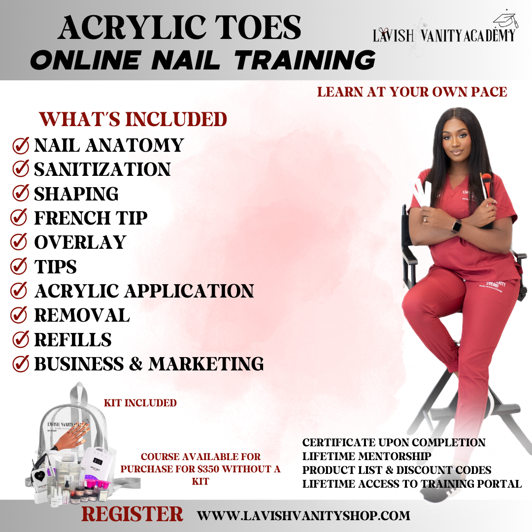 Online Training - Acrylic Toes Course