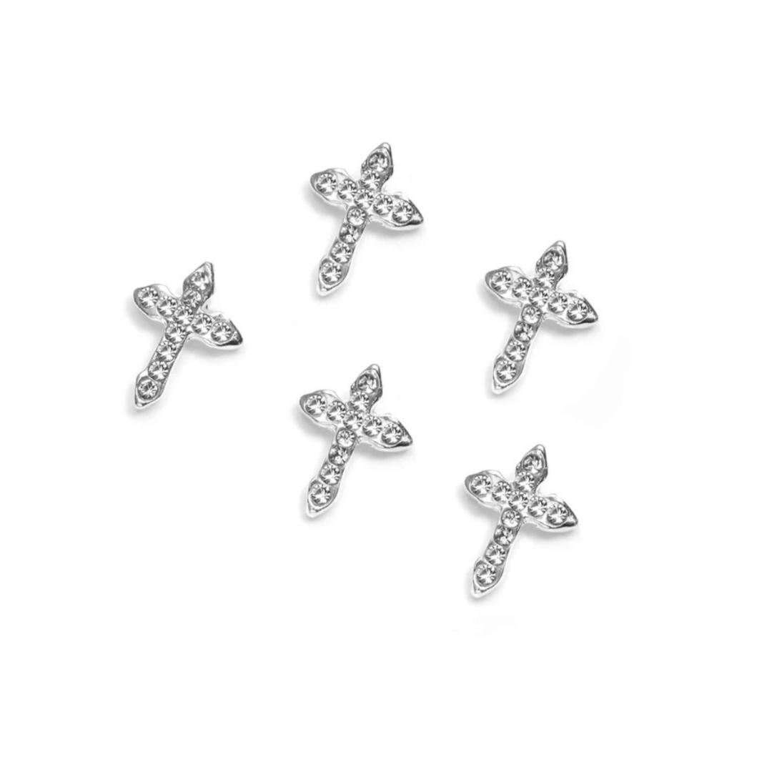 10 Pcs Pointed Cross Charms